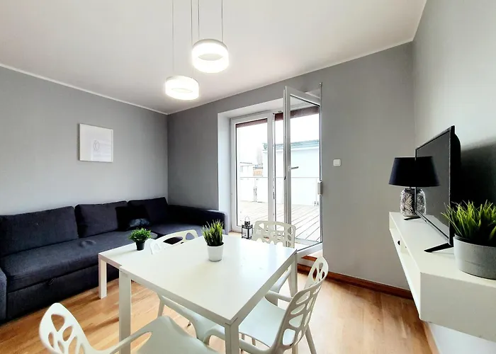 Апартаменты Brzezno Z Tarasem